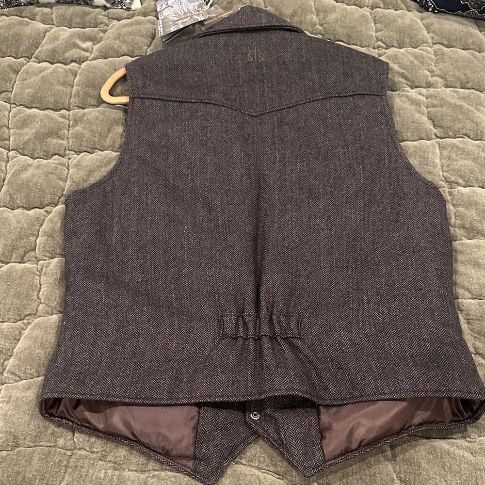 Stetson Dark Brown Men's Vest - Picture 2 of 5